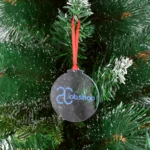 Palline di Natale in plexiglass trasparente da 3 mm, personalizzate con il logo della tua azienda – un’idea regalo aziendale unica - immagine 3