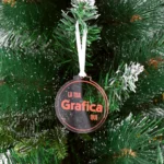 Palline di Natale in plexiglass trasparente da 3 mm, personalizzate con il logo della tua azienda – un’idea regalo aziendale unica - immagine 5