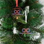 Palline di Natale in plexiglass trasparente da 3 mm, personalizzate con il logo della tua azienda – un’idea regalo aziendale unica - immagine 6