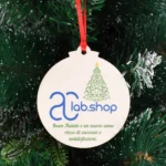 Palline di Natale in legno da 3 mm, personalizzate con il logo della tua azienda – un’idea regalo aziendale unica