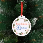Palline di Natale in plexiglass bianco da 3 mm, personalizzate con il logo della tua azienda – un’idea regalo aziendale unica - immagine 2