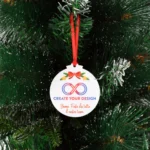 Palline di Natale in plexiglass bianco da 3 mm, personalizzate con il logo della tua azienda – un’idea regalo aziendale unica - immagine 4