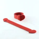 Portatovaglioli a Cuore in Feltro con Anello e Chiusura a Incastro – Decorativo e Funzionale - immagine 3