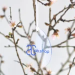 Uova per albero di Pasqua in plexiglass trasparente da 3 mm, personalizzate con il logo della tua azienda – un’idea regalo aziendale unica - immagine 2