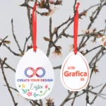 Uova per albero di Pasqua in plexiglass bianco da 3 mm, personalizzate con il logo della tua azienda – un’idea regalo aziendale unica - immagine 6