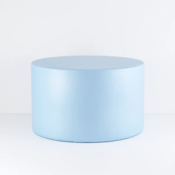 Base torta in polistirolo rivestita con gomma eva, effetto pasta di zucchero. Varie misure e colori disponibili